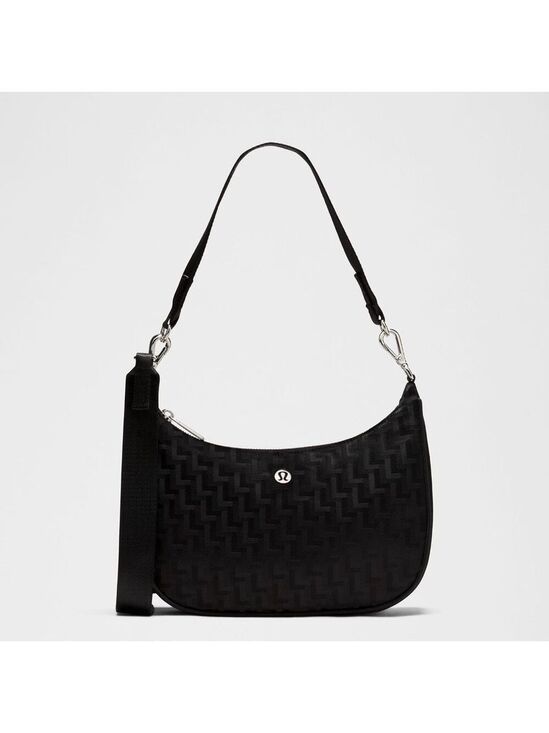 lululemon athletica Handbags - Lululemon City Essentials Small Shoulder Bag 3L Monogram Jacquard Black-NWT